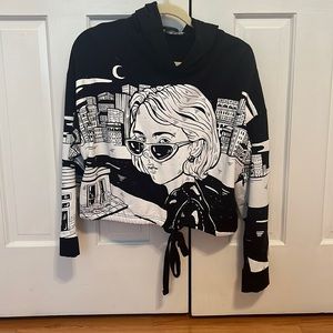 Zara Cropped Hoodie